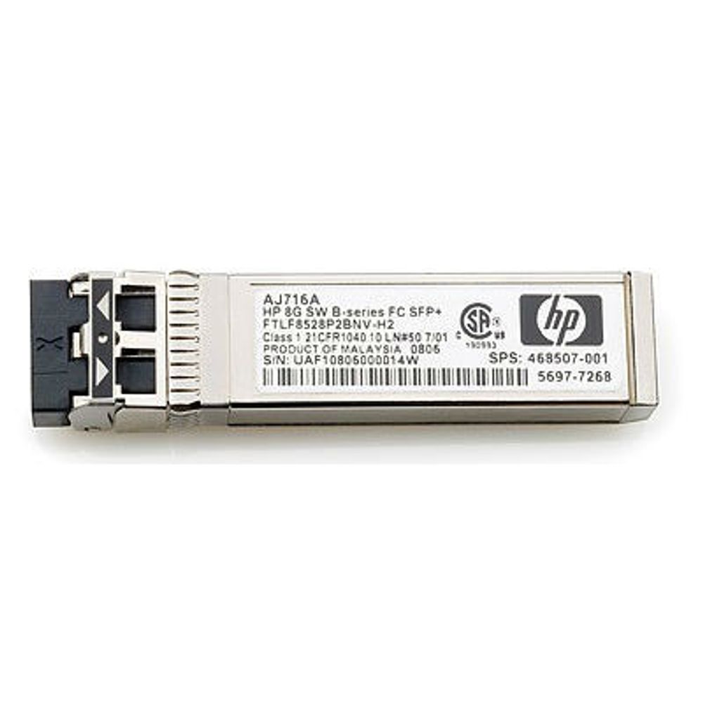 Трансивер HP 8Gb 850nm SWL B-Series FC SFP+ AJ716A