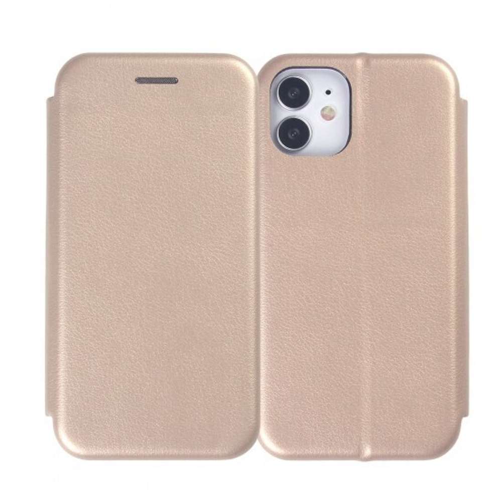 Чехол-книжка для iPhone 12 Mini, 009805 Золотой