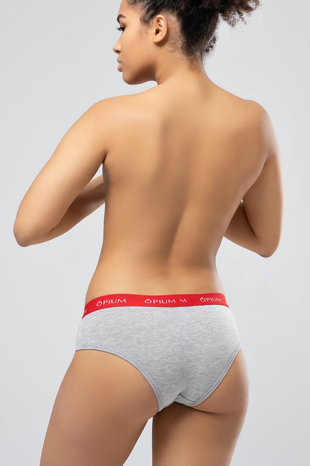 Трусы-слип с заниженной талией из хлопка с эластаном