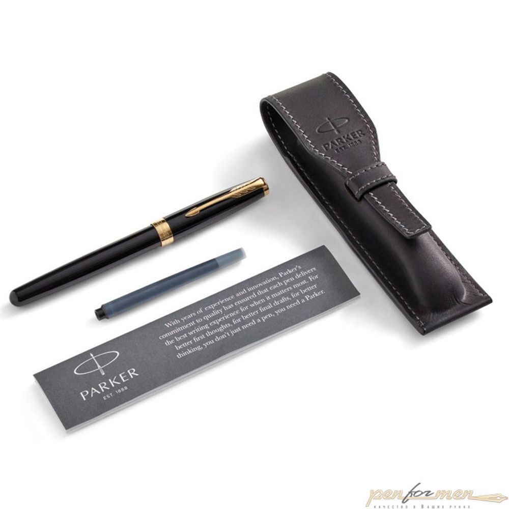 Parker Sonnet перьевая ручка и чехол (2018971)