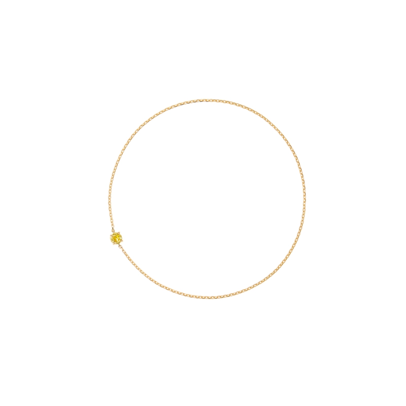 Вечный браслет ВЛВ Навсегда – Желтый сапфир