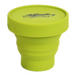 Tramp Стакан силиконовый складной с крышкой, TRC-083-6050, оливковый