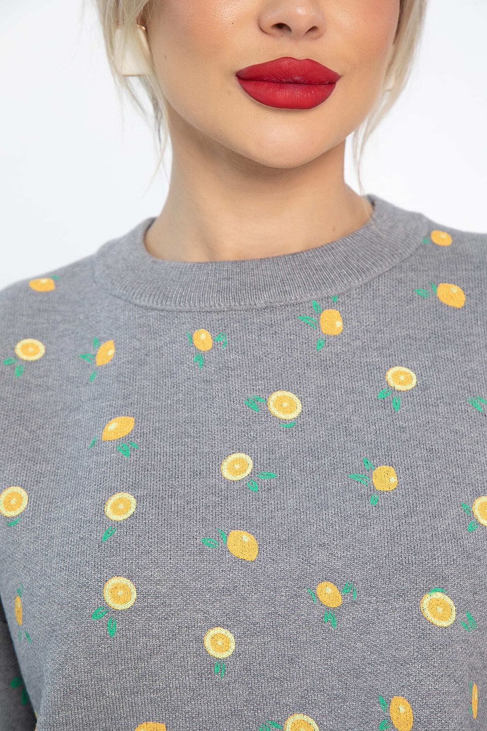 Свитер оверсайз Анита (серый) Б14759-1М LT Collection