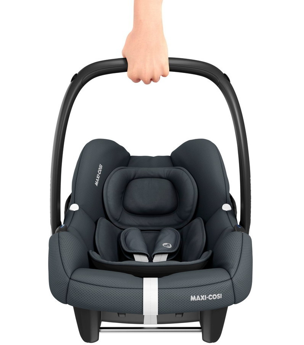 Коляска детская Maxi-Cosi Oxford Plus 3 в 1 с автокреслом CabrioFix Essential graphite 1978403110 Twillic Green/Зеленый