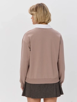 Джемпер с воротником поло