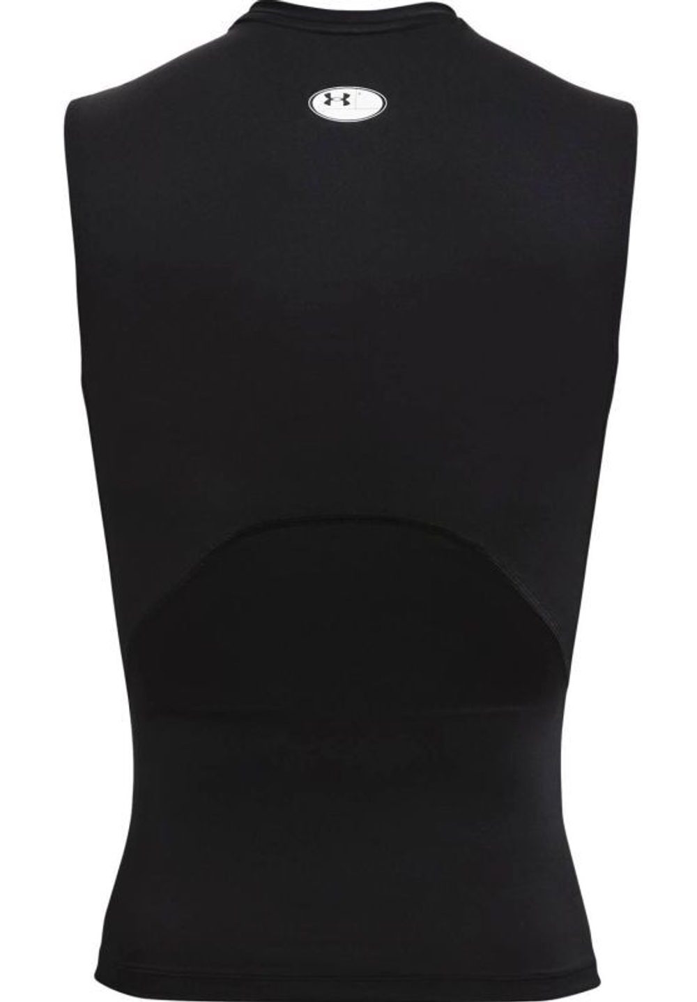Мужская теннисная футболка Under Armour HeatGear Armour Comp Sleeveles M - black/white