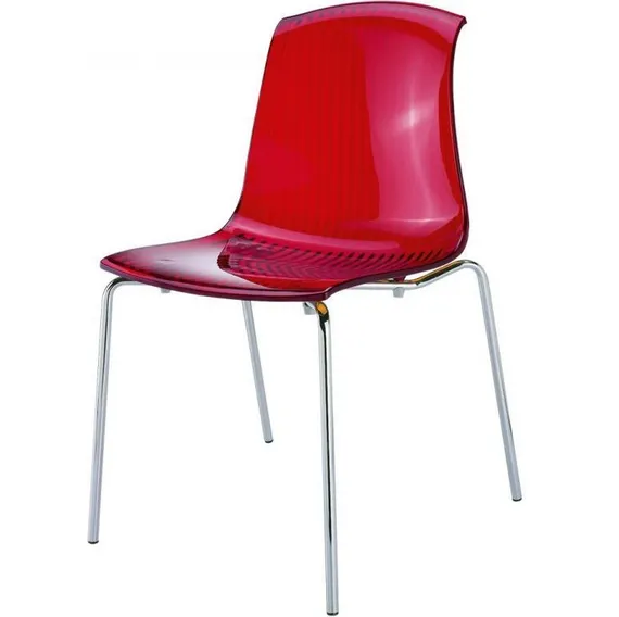 Стул Allegra прозрачный красный | Siesta Contract | Турция