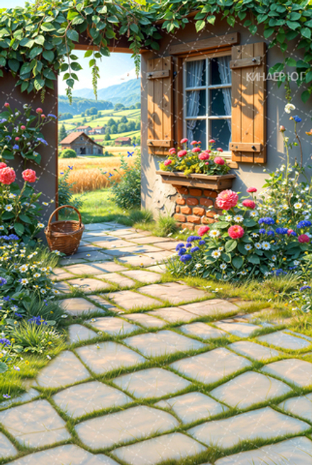 Фотофон "В деревне" арт. ФФ903-5