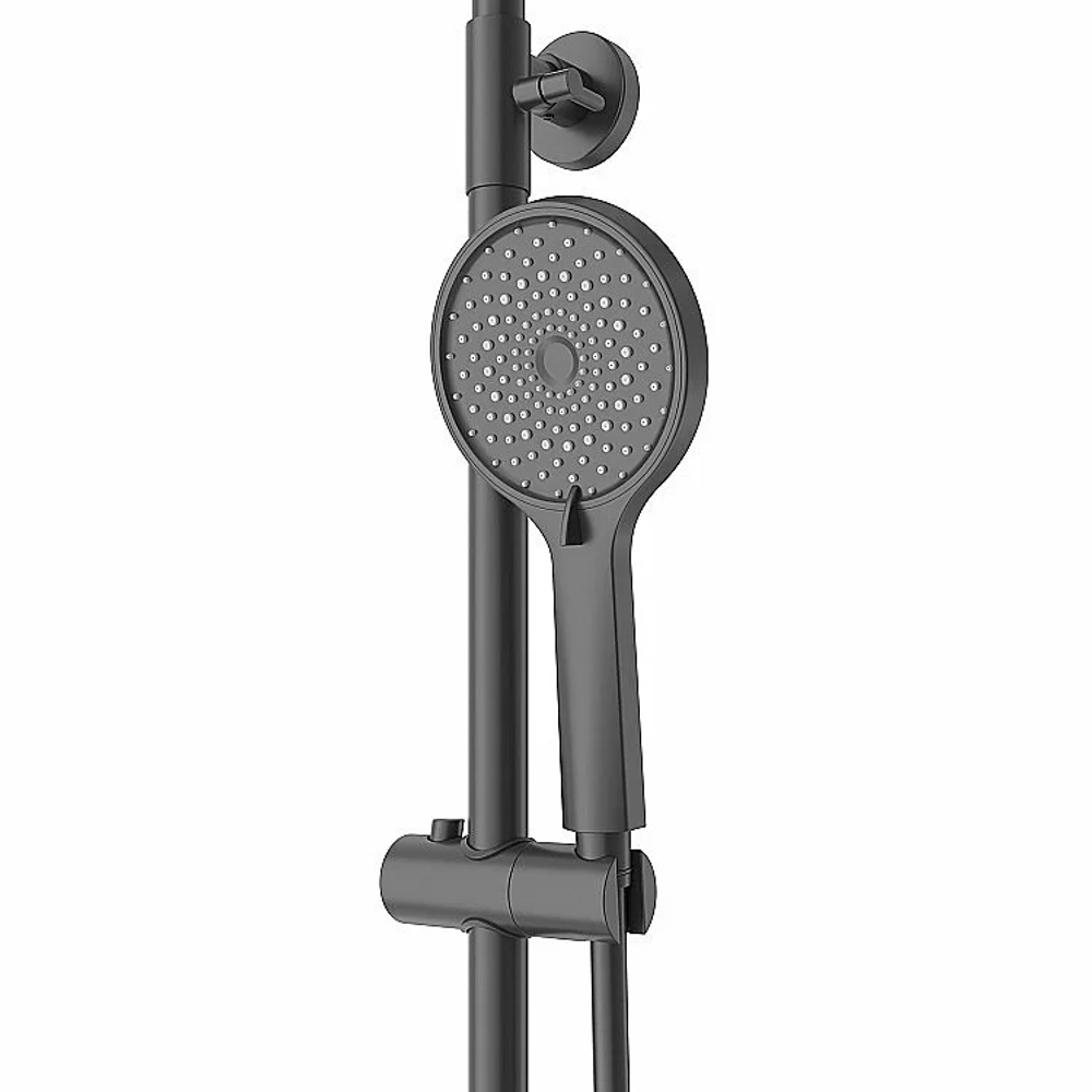 Душевая система Cezares STYLUS-CVD-NOP черная матовая