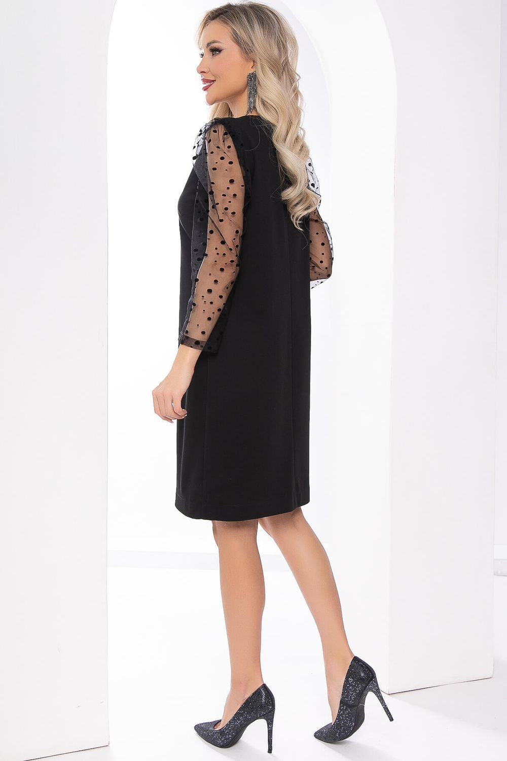 Платье "Тамила" (блэк) НЬЮ П8102 LT Collection