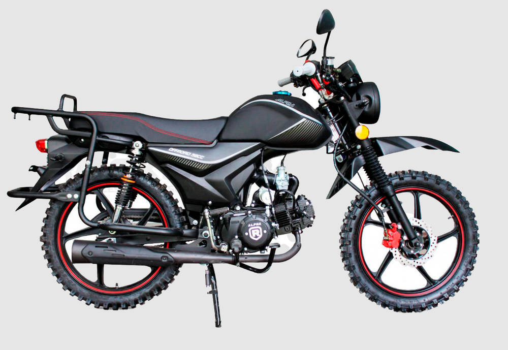 Мопед ROCKOT ALPHA OFFROAD M-12 (черный матовый)