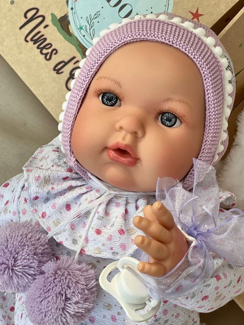 Кукла Реборн Nines 48см Tita мягконабивная (N0210)