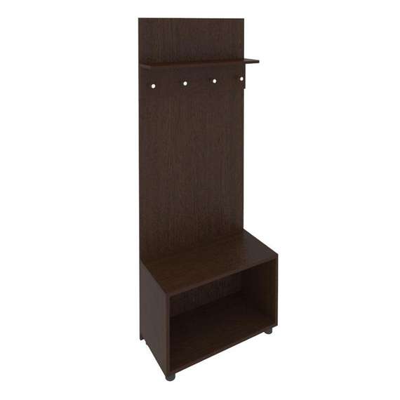 Light Вешалка с багажницей С-ВБ-80 Венге Цаво 800*400*2050