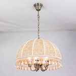 Citilux Базель CL407155 Люстра с абажуром Вышивка