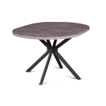 Стол круглый Vegas раздвижной (100+40) камень темный