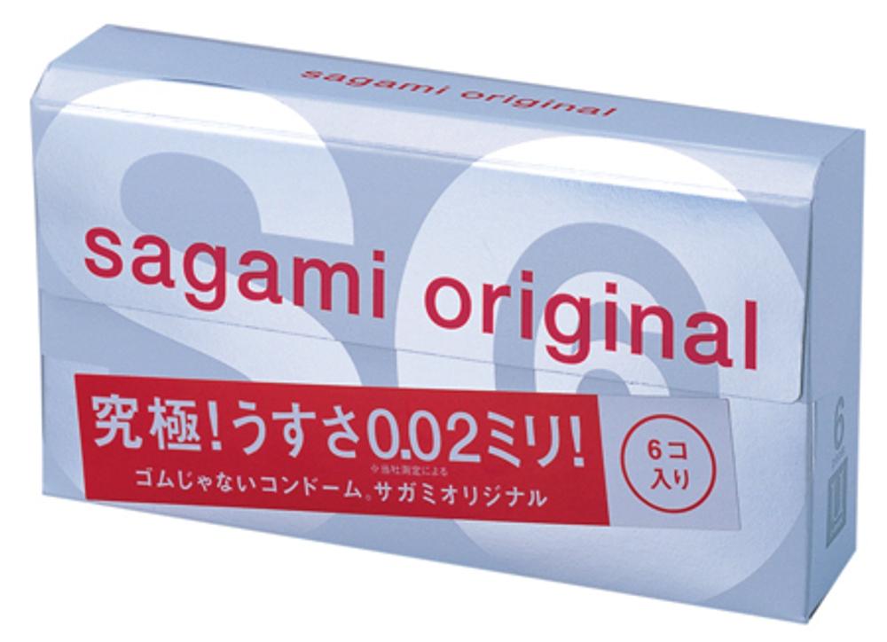 Ультратонкие презервативы Sagami Original - 6 шт.