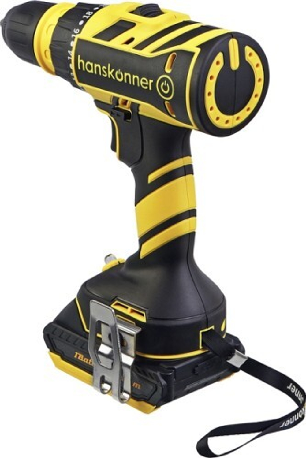 Дрель-шуруповерт аккумуляторная HANSKONNER HCD1865C