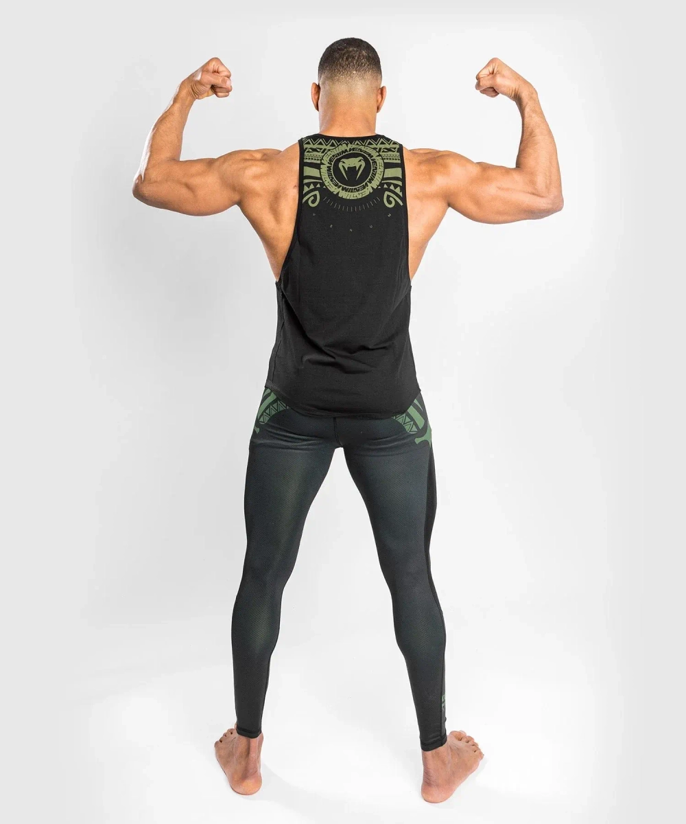 Компрессионные штаны Venum Nakahi Black-Khaki