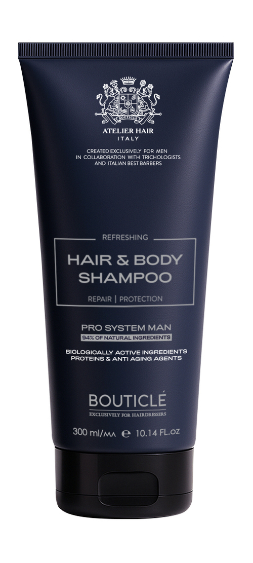Bouticle Шампунь для волос и тела — Hair And Body Shampoo, 300 мл