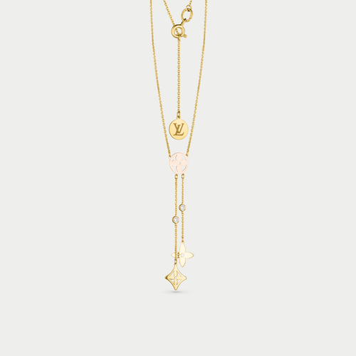 Колье золотое с фианитами