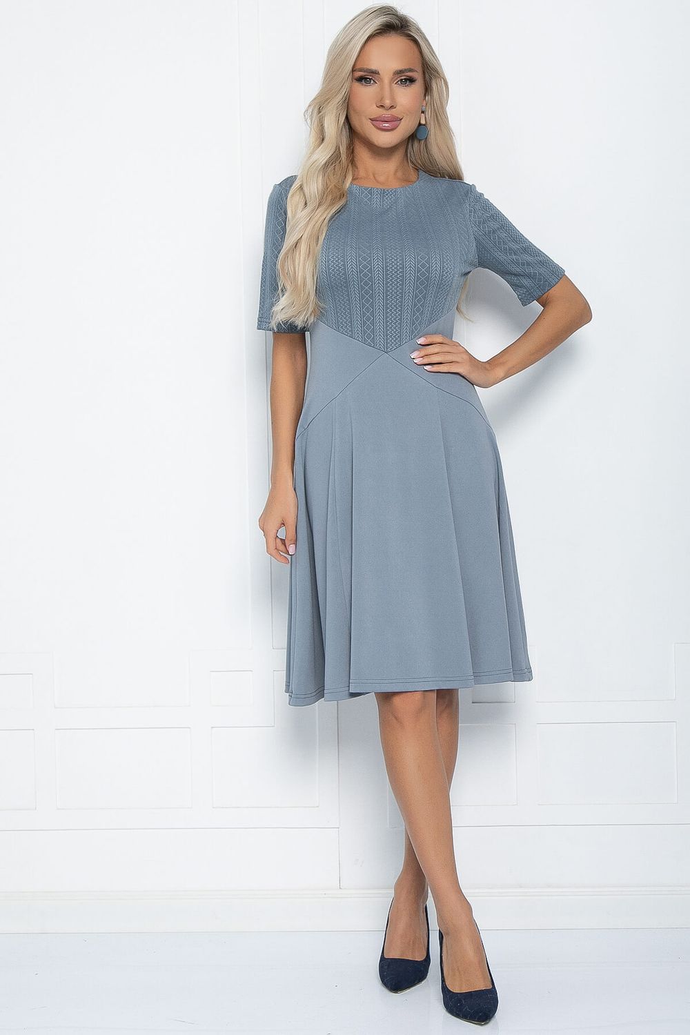 Платье Эрин (серое) П11425 LT Collection (Акция)