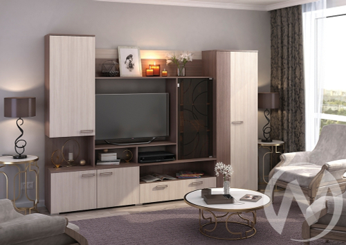 Гостиная Сиена (шимо темный;шимо светлый/шимо темный;шимо светлый)