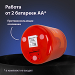 Точилка электрическая BRAUBERG DOUBLE BLADE RED двойное лезвие питание от 2 батареек АА (2 штуки в упаковке)