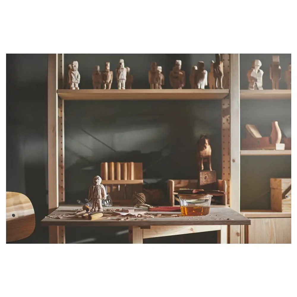 Стол с откидной столешницей - IKEA IVAR/ИВАР ИКЕА, 30х75х80 см, светло-коричневый