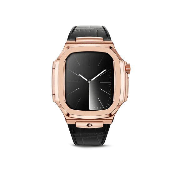 Корпус для Apple Watch ROYAL45 - Rose Gold Leather