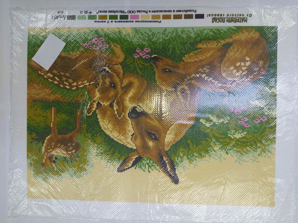 "Семья"-0457 канва с рисунком