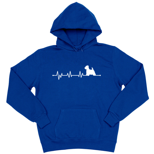 Толстовка "Вестхайленд - сердечный ритм"