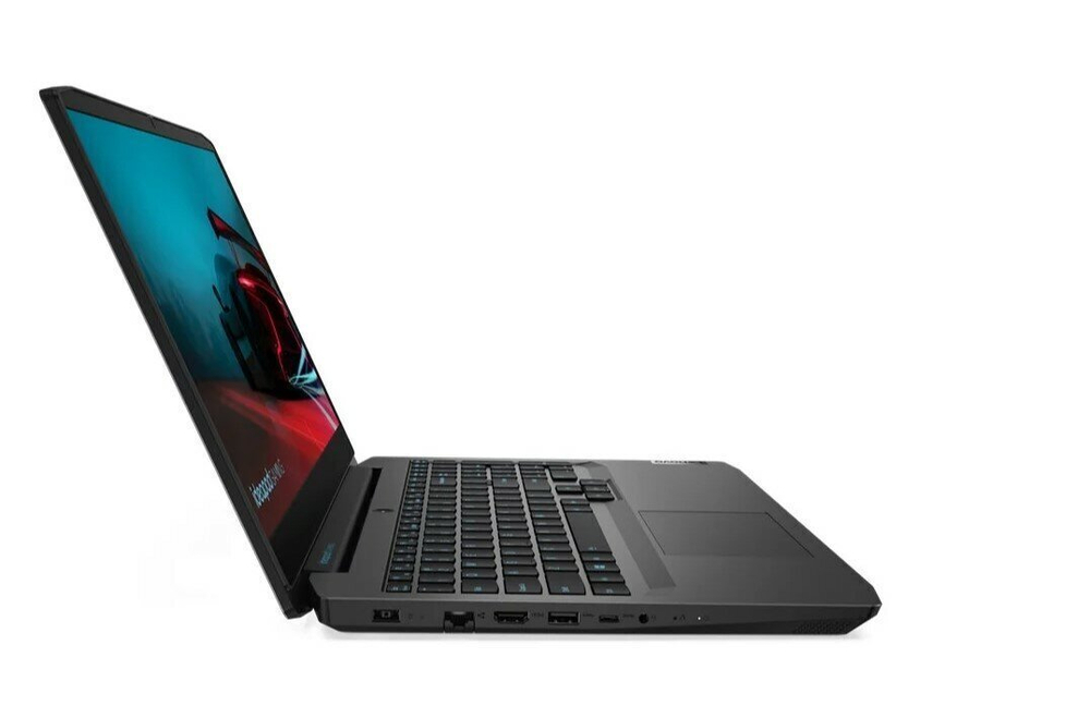 Ноутбук Lenovo Ideapad Gaming 3-15ARH05. Конфигурация: AMD Ryzen 5 4600H 3.0 ГГц/8 ГБ DDR4/SSD 256ГБ/NVIDIA GeForce GTX 1650 - 4 ГБ/Без ОС/15.6 "; 1920х1080; IPS