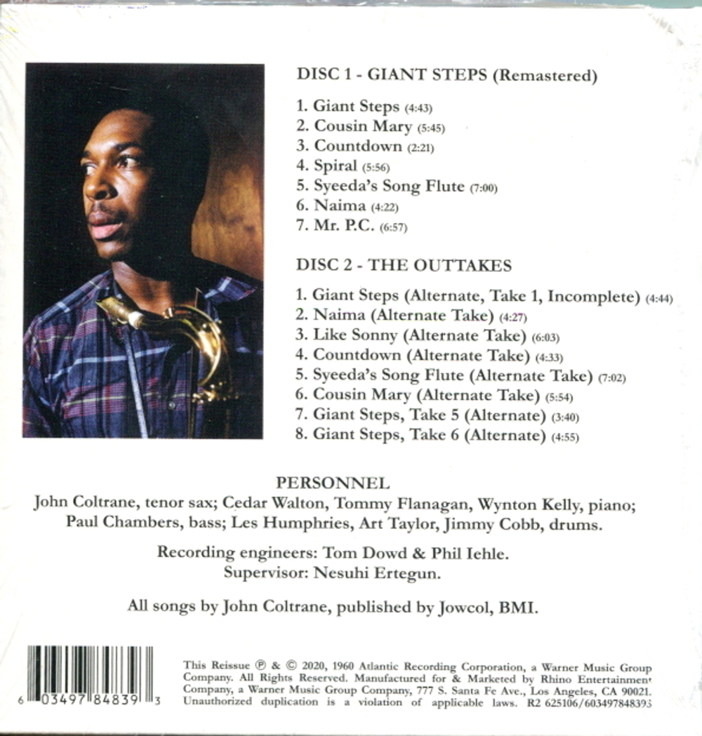 John Coltrane / Giant Steps (60th Anniversary Edition)(2CD)