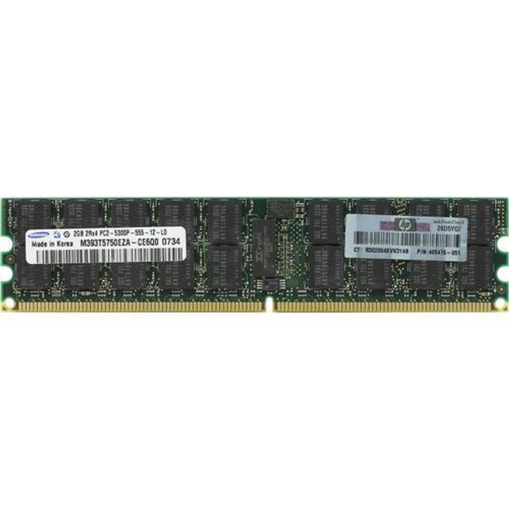 Модуль памяти ECC Registered+PLL DDR2 RDIMM 2Gb Original SAMSUNG &lt;PC2-5300&gt;