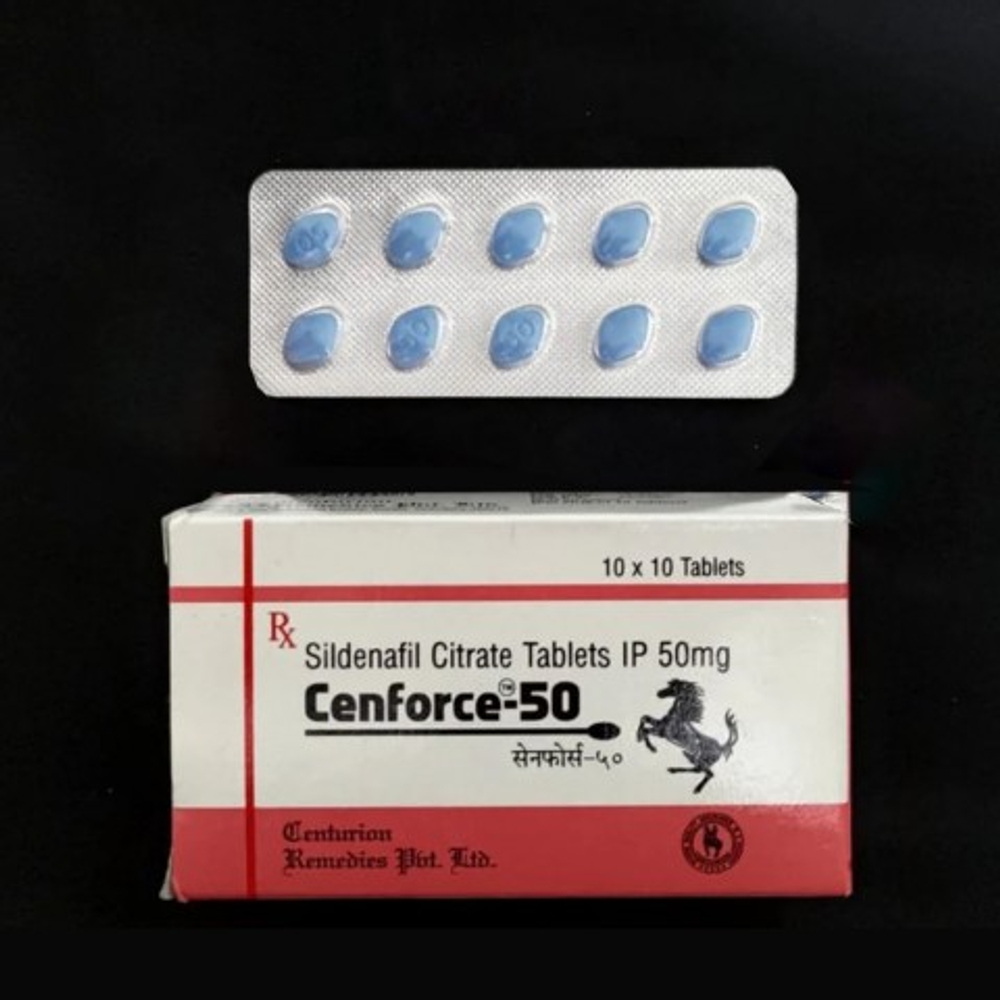 Препарат для усиления потенции Cenforce 50 mg (10 таб.)