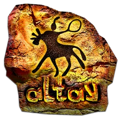 Магнит петроглиф золото "Лассо"