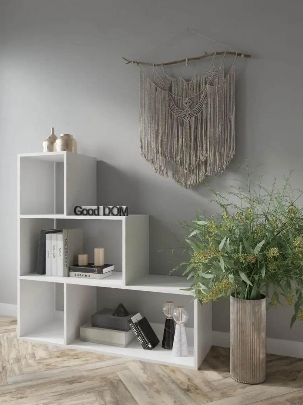 Стеллаж деревянный для книг, игрушек