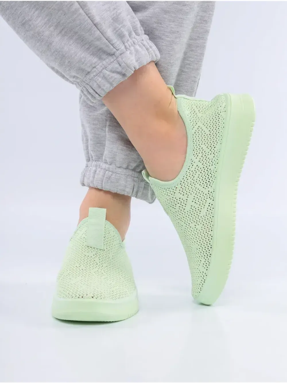 Слипоны летние текстильные