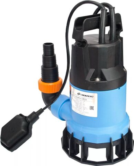 Насос дренажный Джилекс Фекальник 140/6 (1х220В; 0,25кВт), с кабелем 5 м.