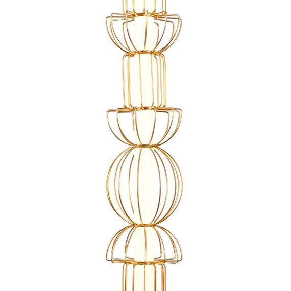 Подвесной светодиодный светильник Indigo Collisore 14030/1P Gold V000169L