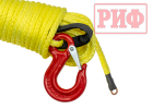 Трос для лебёдки синтетический 6 мм/15 м (готовый) РИФ