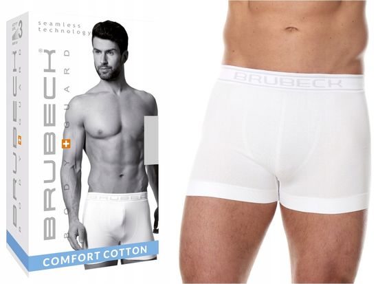 Трусы мужские боксеры Brubeck Comfort Cotton Short Boxer,BX00501A,белые