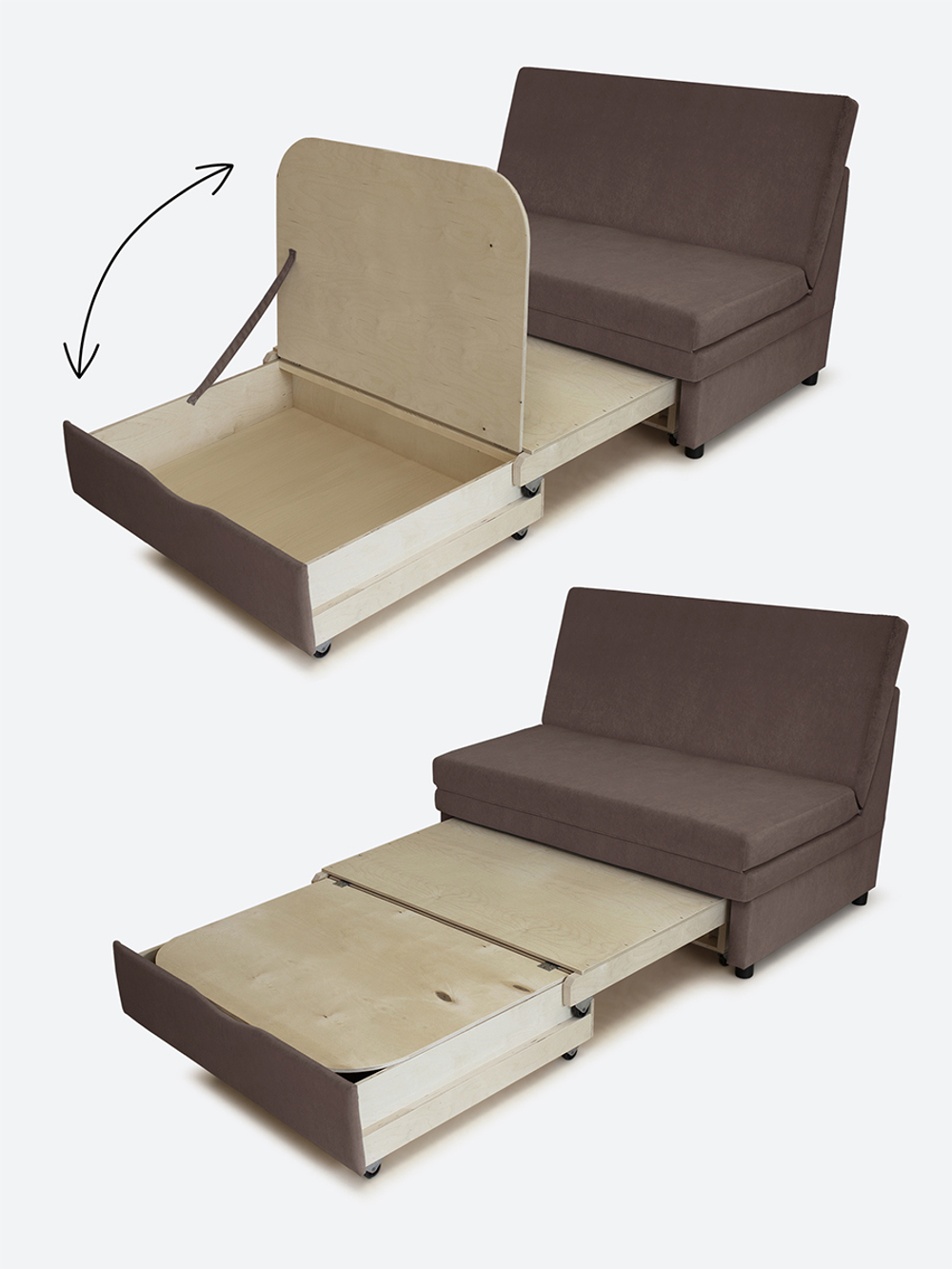 Диван "Экономик" Студия-Ф 120 см