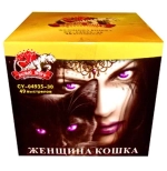 Батарея салютов Женщина-кошка (СУ-04935-30) от Белый Тигр, 49 залпов, 30 мм
