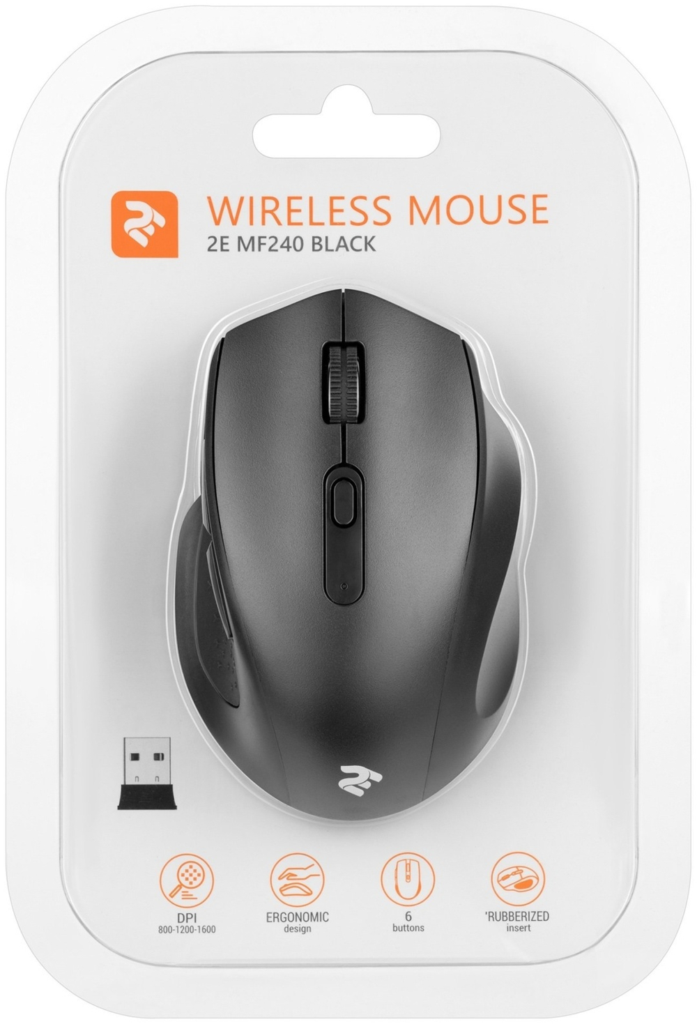 Мышь 2Е MF240 WL 2E-MF240WB черный