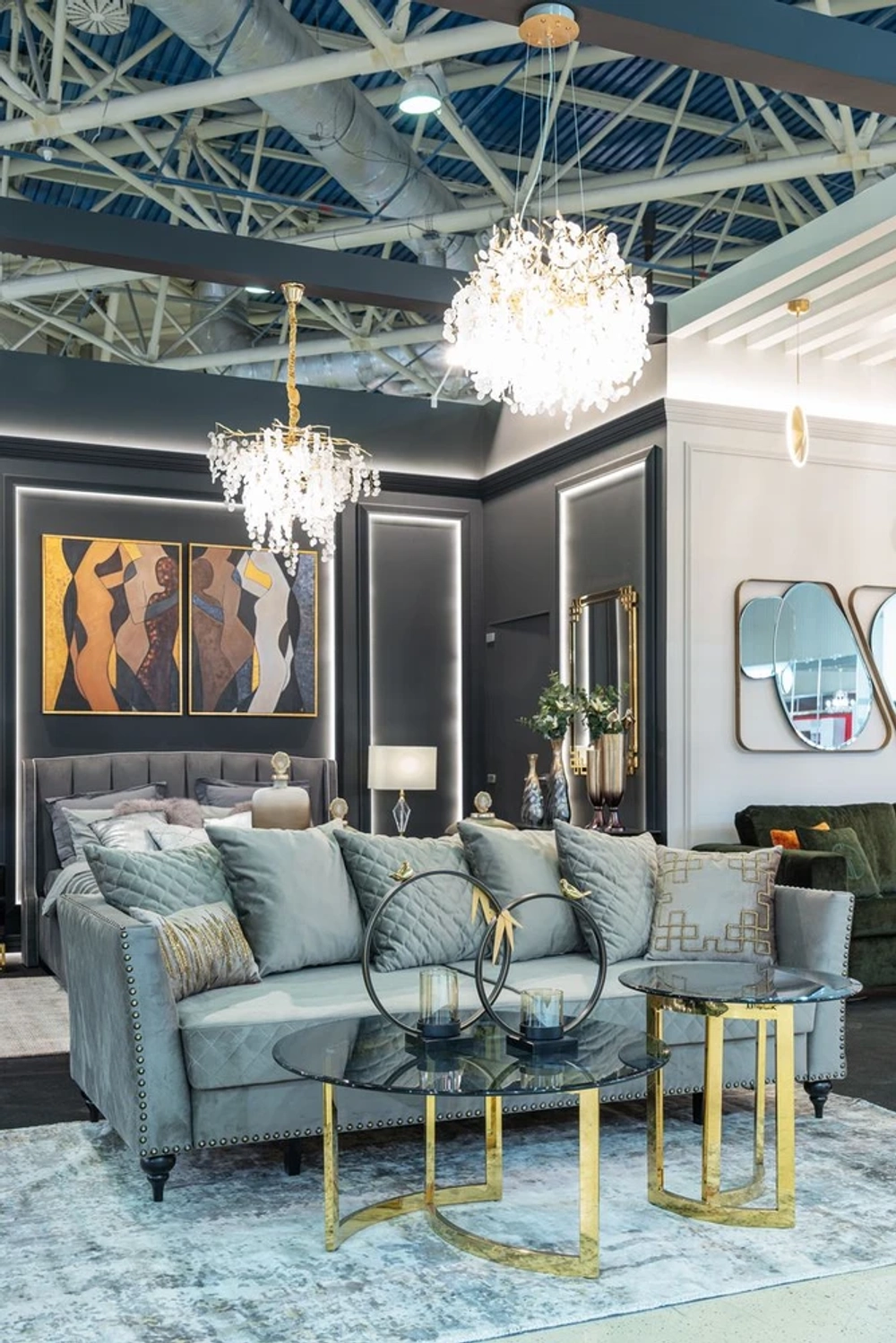 Журнальный стол Garda Decor 062 47ED-ET062GOLD