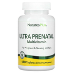 NaturesPlus, Ultra Prenatal, мультивитамины для беременных, 180 таблеток