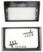 Магнитола для Toyota Land Cruiser 100, Lexus LX470 2002-2007 (климат на цветном экране) - Teyes LUX ONE 360 монитор 12.3" 2K QLED на Android 10, 6Гб+128Гб, CarPlay, 4G SIM-слот, 4 камеры в комплекте