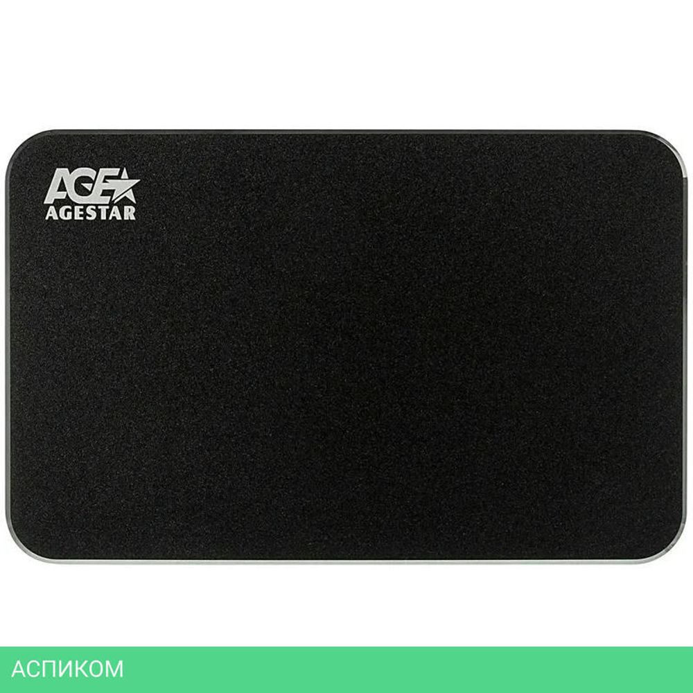 Бокс для накопителя AgeStar 3UB2A18 черный