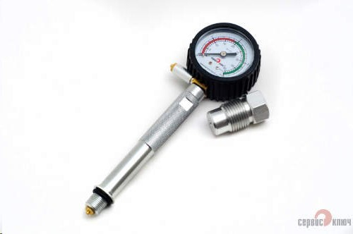 Компрессометр резьбовой дизельный 4 МПа прямой (Сервис Ключ)